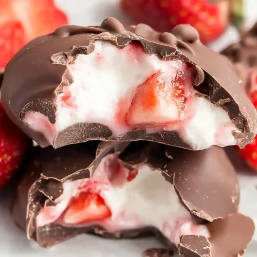 Strawberry Yogurt Chocolate Clusters 2 Chocolate Strawberry Yogurt Clusters Recipe