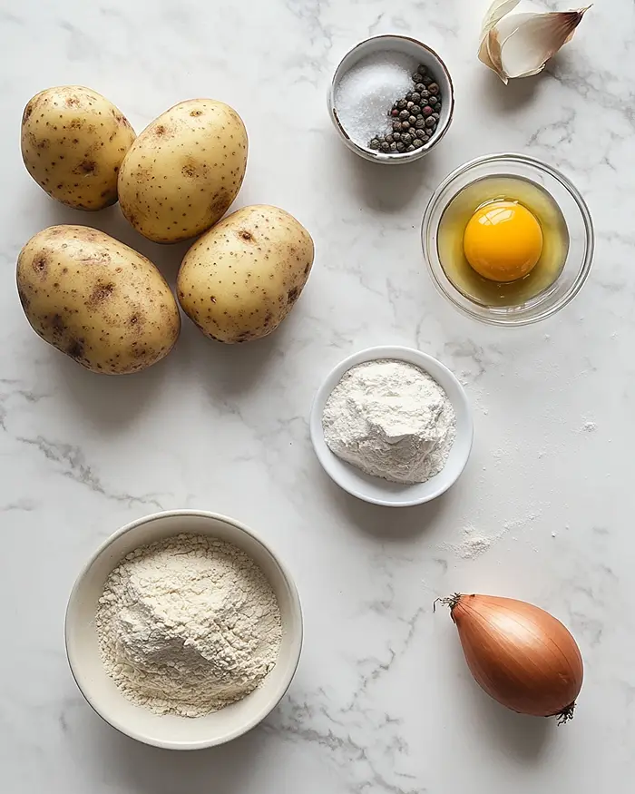 Classic Potato Latkes Recipe Ingredients