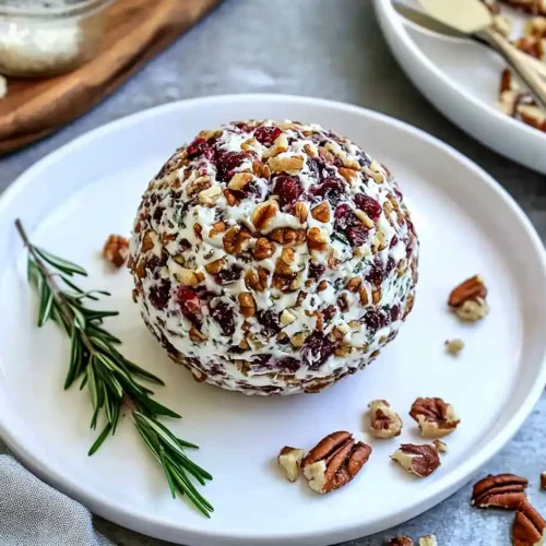 Cranberry Pecan Goat Cheese Ball Recipe 2 Cranberry Pecan Goat Cheese Ball