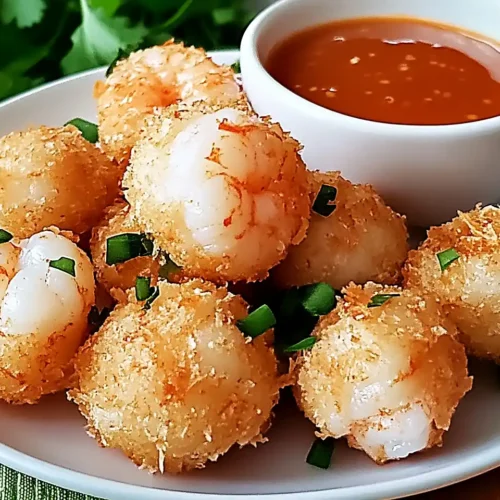 Crispy Shrimp Balls with Sweet Chili Sauce 2 Crispy Shrimp Balls with Sweet Chili Sauce