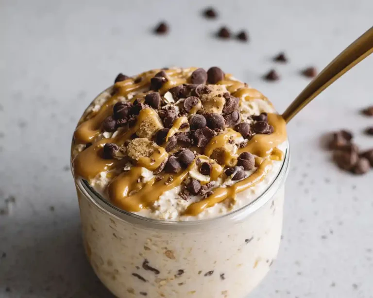 Easy Cookie Dough Overnight Oats