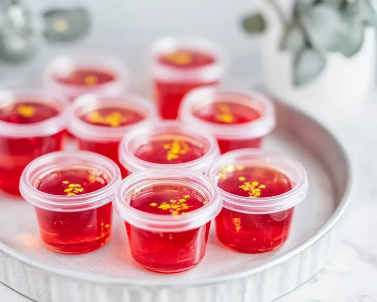 Edible Glitter Jello Shots
