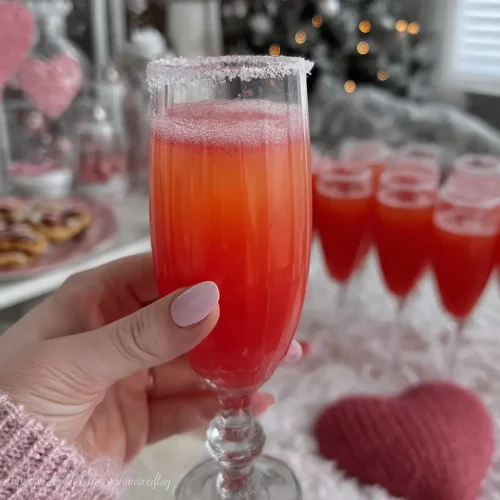 Galentine Raspberry Mocktails