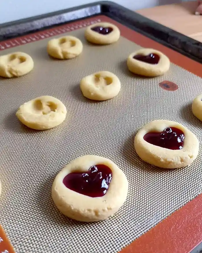 Heart-Shaped Thumbprint Cookies Recipe 6 Jelly Tart Cookies