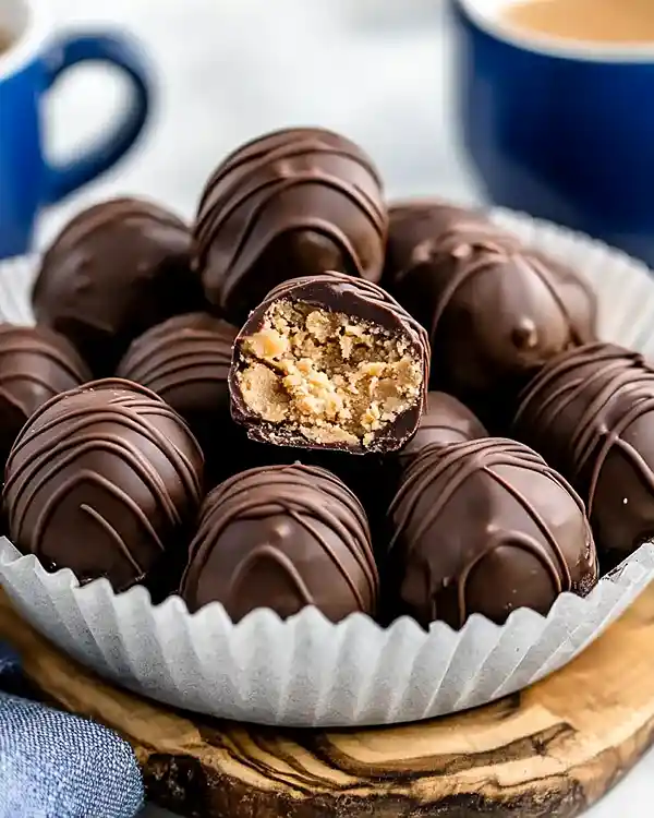 Easy Peanut Butter Balls Recipe 4 Muffin Chocolat