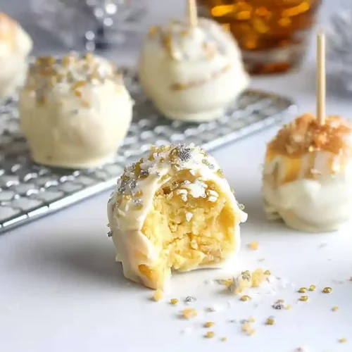 New Year's Eve Cake Ball Drops