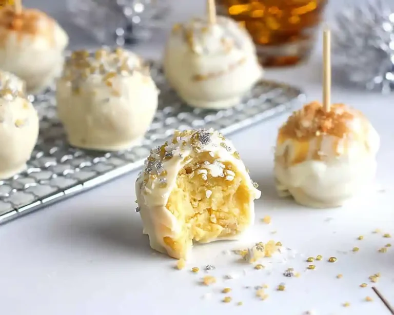 New Year's Eve Cake Ball Drops