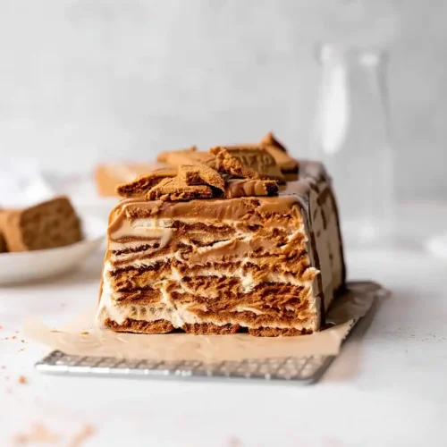 No-Bake Cookie Butter Icebox Cake 2 No-Bake Cookie Butter Icebox Cake