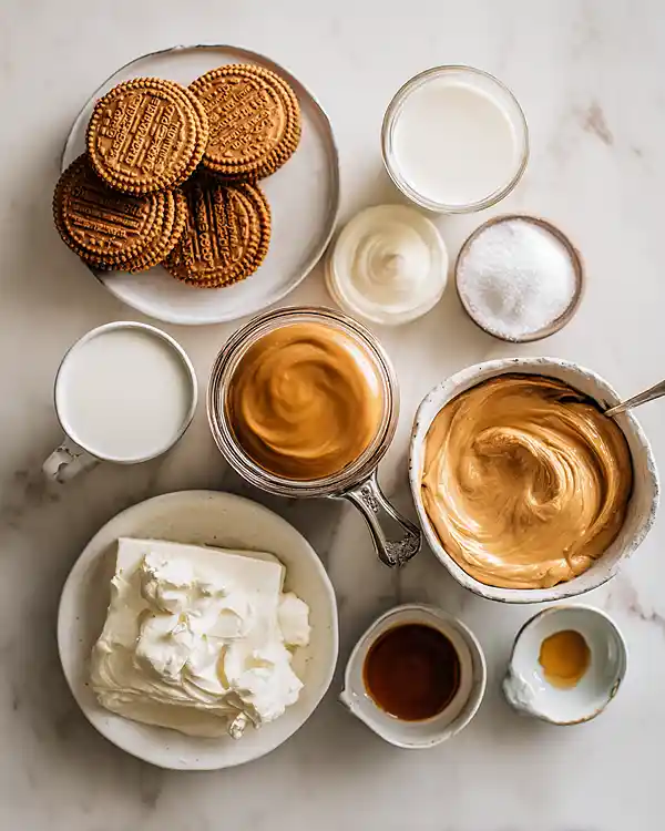 No-Bake Cookie Butter Icebox Cake 3 No-Bake Cookie Butter Icebox Cake Ingredients