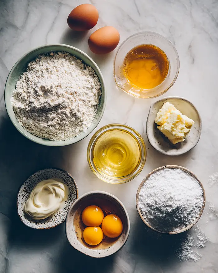 Old-Fashioned Buttermilk Donut Bars 4 Old-Fashioned Buttermilk Donut Bars Ingredients