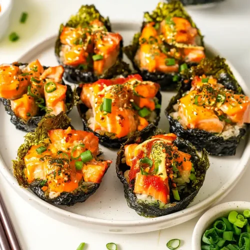 Oven-Baked Salmon Sushi Bites Recipe 2 Oven-Baked Salmon Sushi Bites