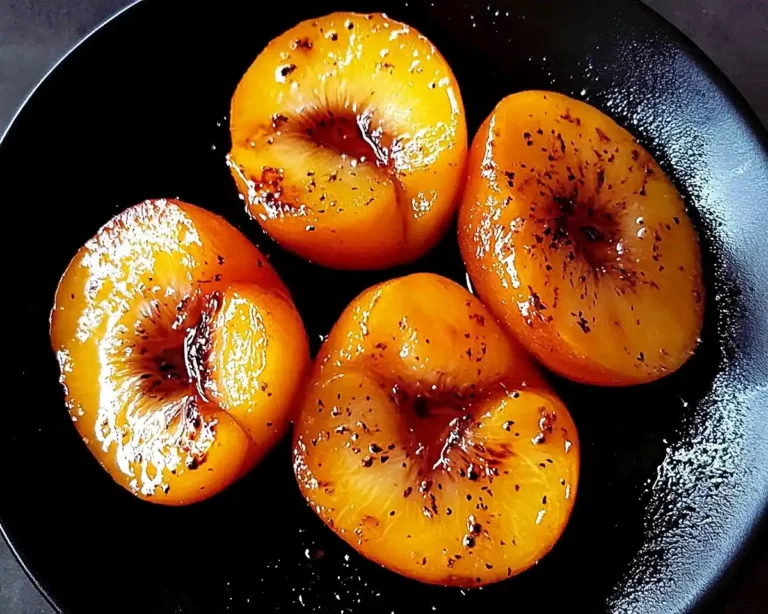 Pan Fried Peaches