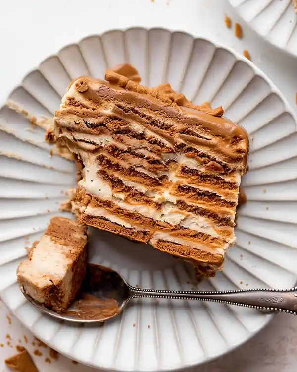 No-Bake Cookie Butter Icebox Cake 4 Speculoos Cookie Butter Cake