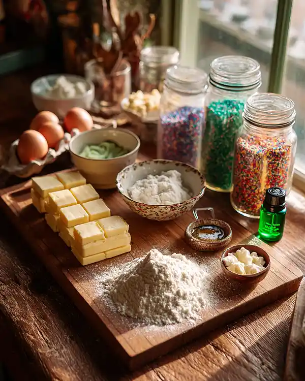 Spritz Butter Cookies 3 Spritz Butter Cookies Ingredients