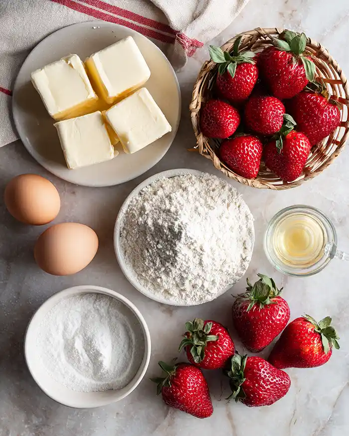 Strawberry Cream Puffs Recipe 4 Strawberry Cream Puffs Recipe Ingredients