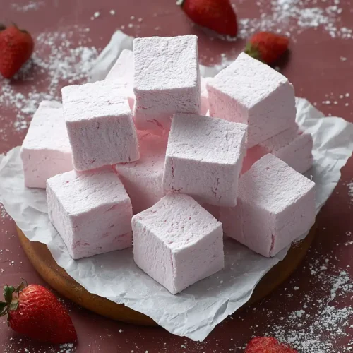 Strawberry Pink Marshmallows