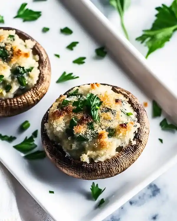 The Best Stuffed Mushrooms