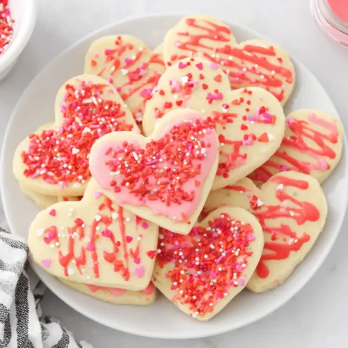 Valentine Sugar Cookies 3 Valentine Sugar Cookies