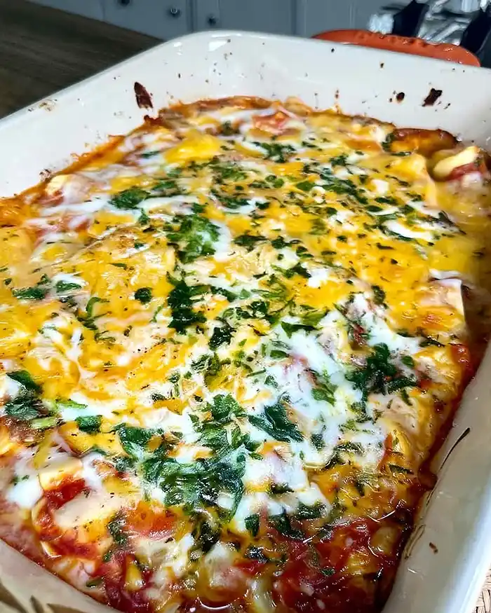 Creamy Sausage Tortellini Bake 2 baked tortellini with sausage