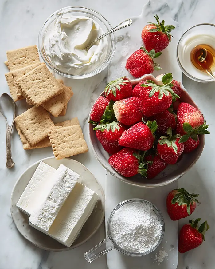 cheesecake filled strawberries recipe