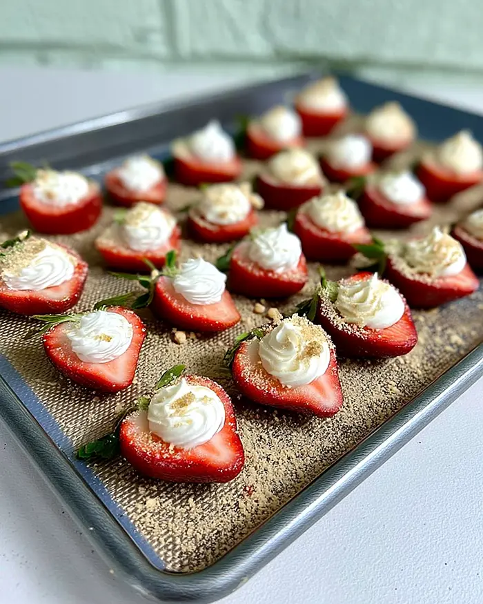 cheesecake stuffed strawberries