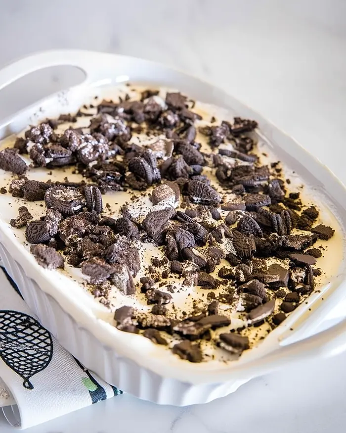 oreo lasagna dessert