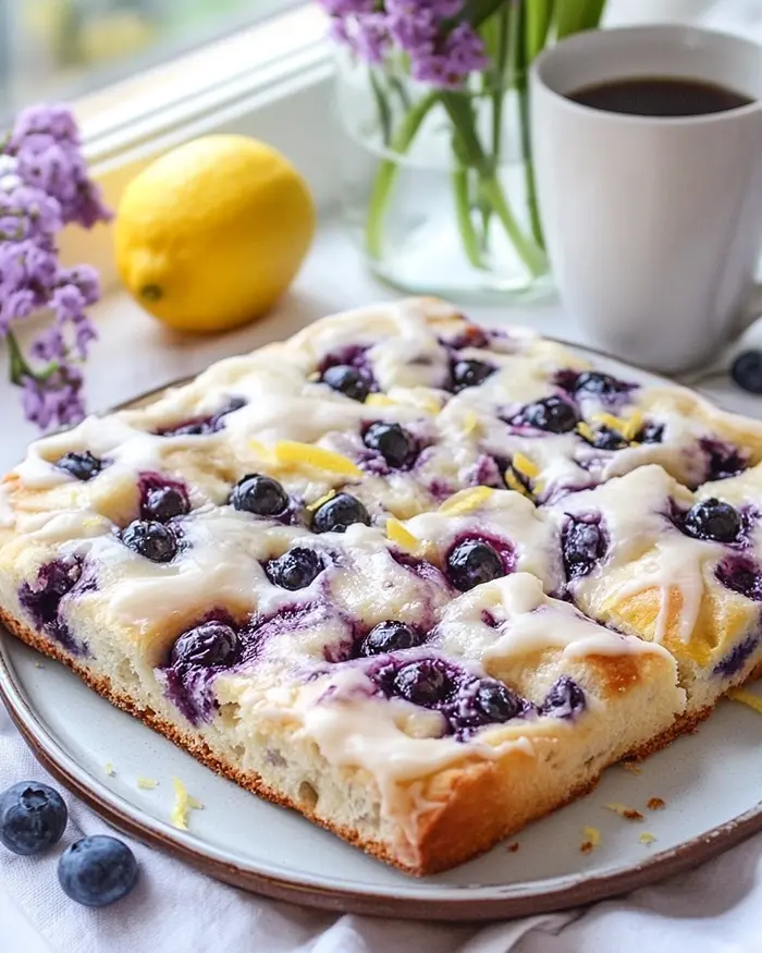 Sourdough Lemon Blueberry Focaccia Bread 5 Active Sourdough Starter Recipes Easy