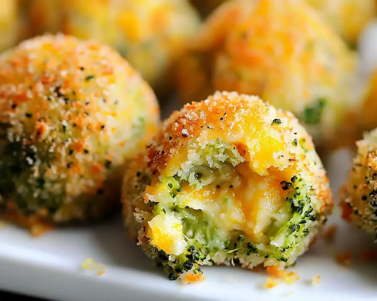 Baked Broccoli Cheese Balls