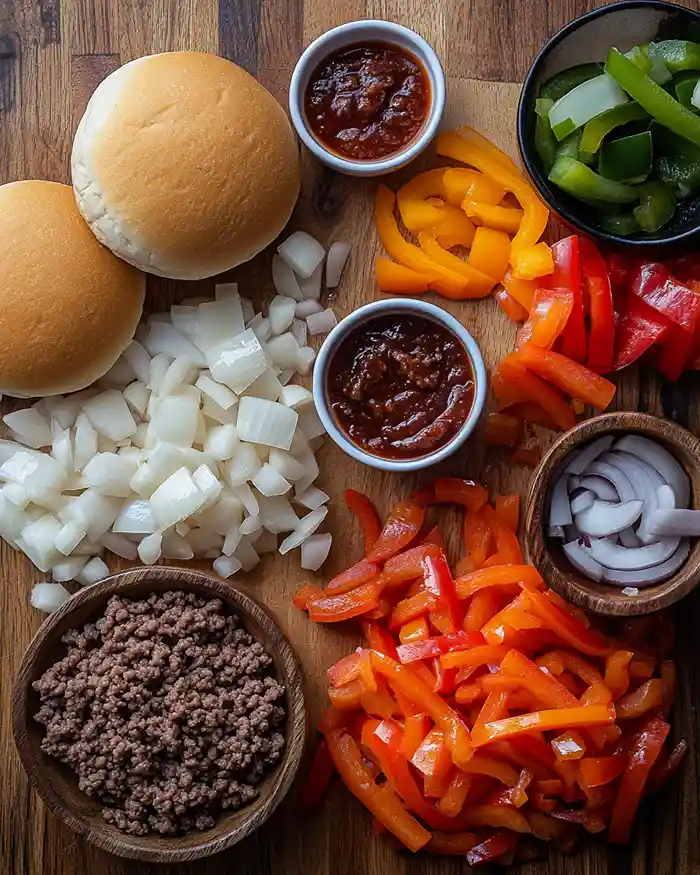 Philly Cheesesteak Sloppy Joes 2 Cheesesteak With Ground Beef