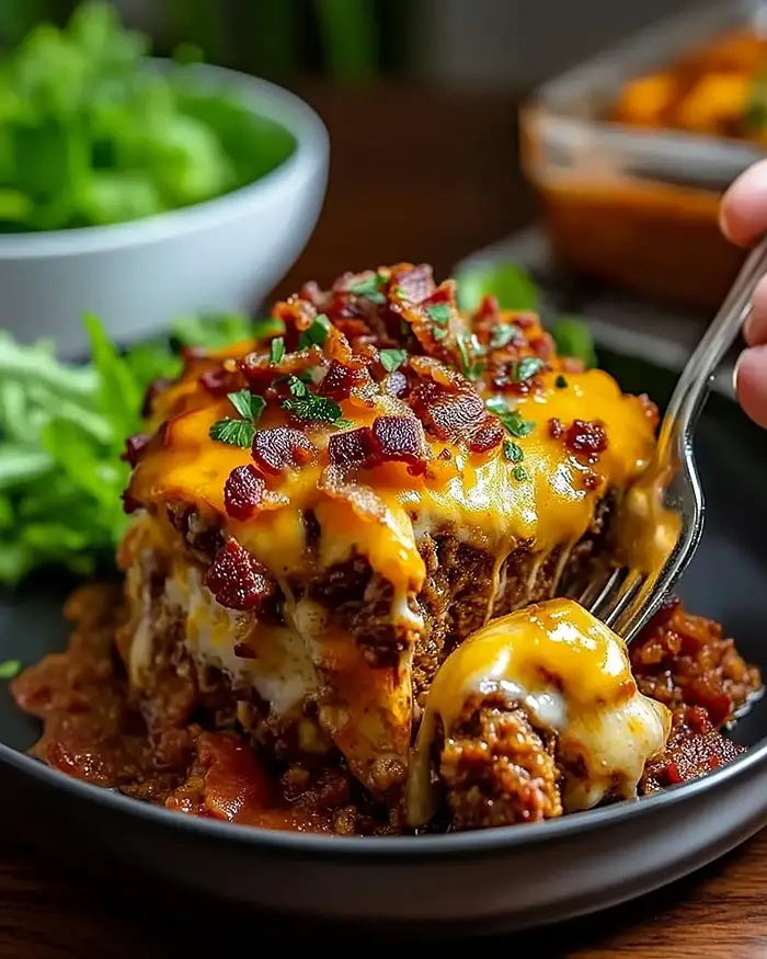 Loaded Meatloaf Casserole 4 Cheesey Meatloaf Casserole