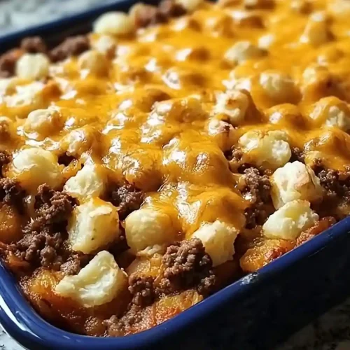 Cheesy Taco Potato Casserole