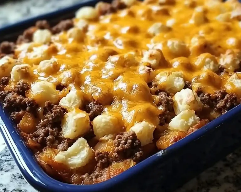 Cheesy Taco Potato Casserole