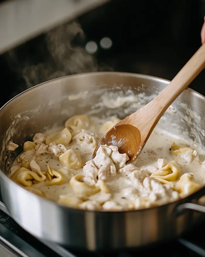 5-Ingredient White Chili Chicken Tortellini 3 Chicken Tortellini Chili