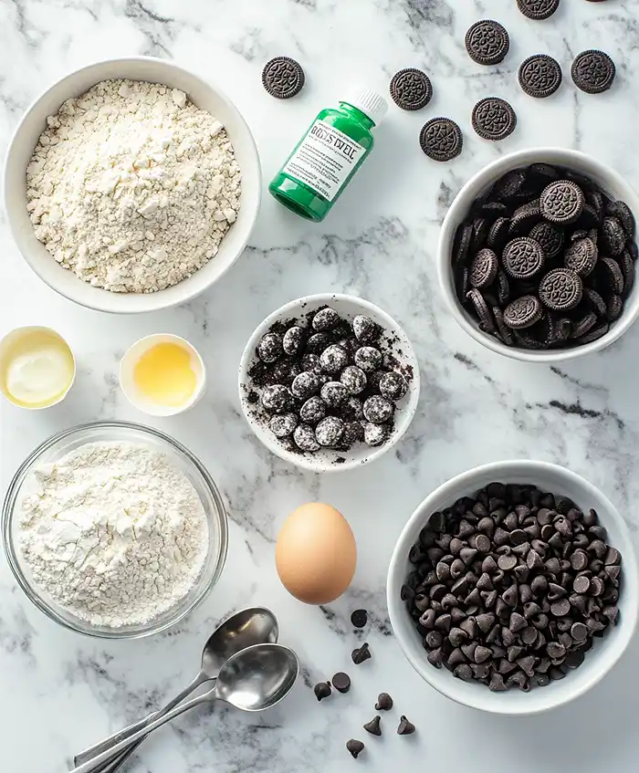 Chocolate Green Cookie Recipe 2 Chocolate Green Cookie Recipe Ingredients