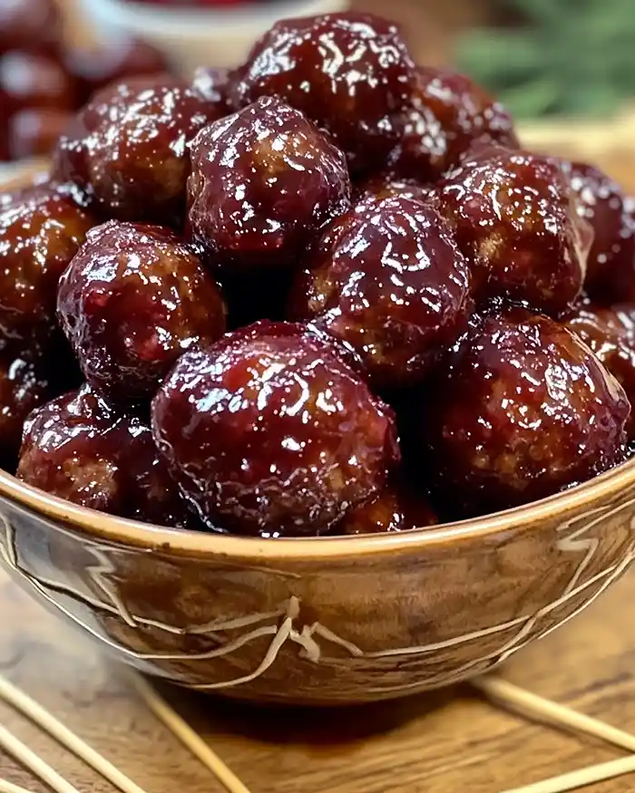 Crockpot Cranberry Chili Meatballs 4 Cranberry Chili Meatballs
