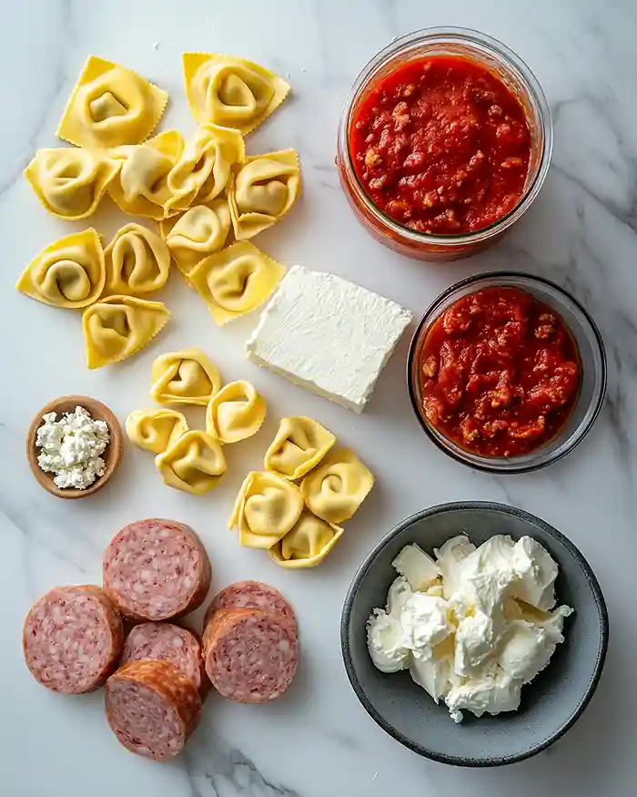 Creamy Sausage Tortellini Soup