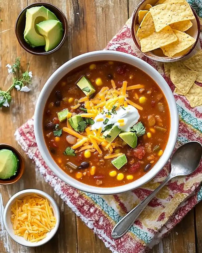 5-Ingredient Creamy Taco Soup recipe 4 Creamy Taco Soup
