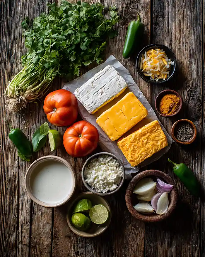 Crockpot Queso Dip Ingredients