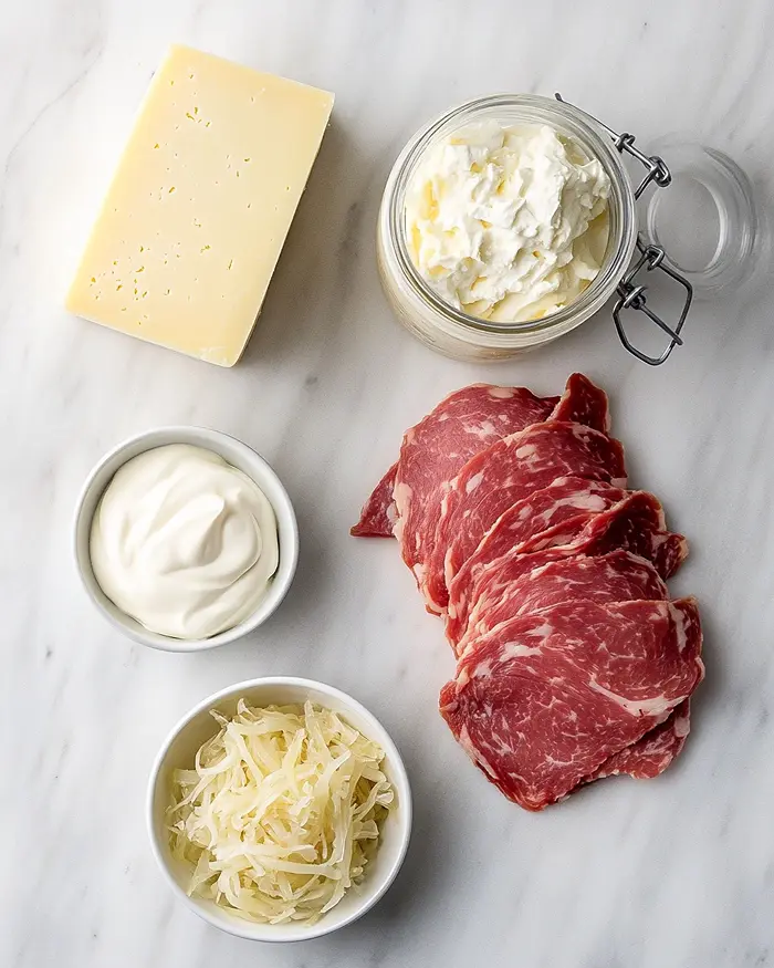 Crockpot Reuben Dip Ingredients