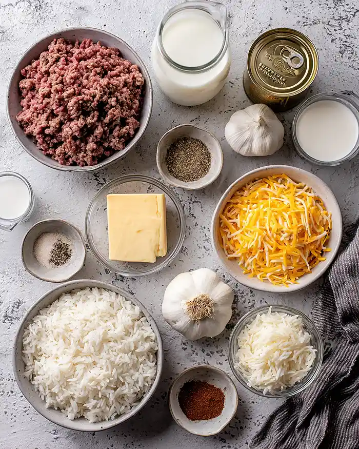 Cheesy Ground Beef and Rice Casserole 2 Dinner With Ground Beef