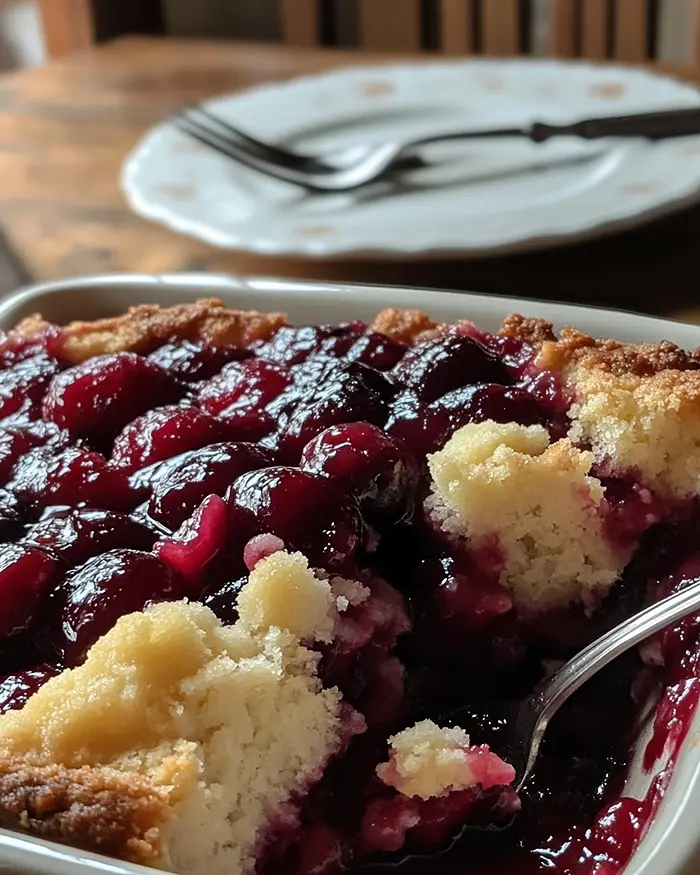 Easy Cherry Dump Cake