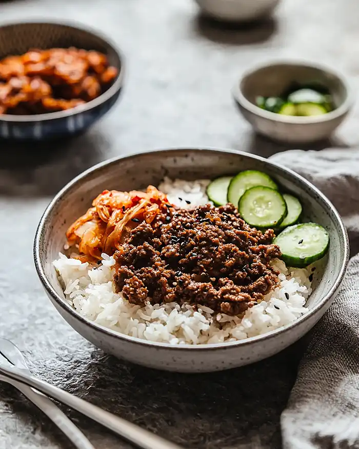 Korean Ground Beef Bowl 4 Easy Yummy Meal Prep