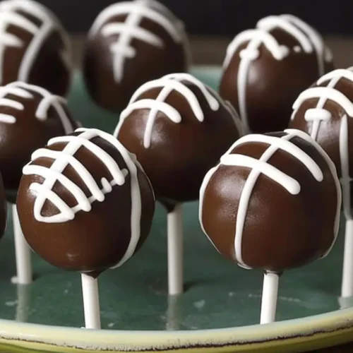 Football Cake Pops