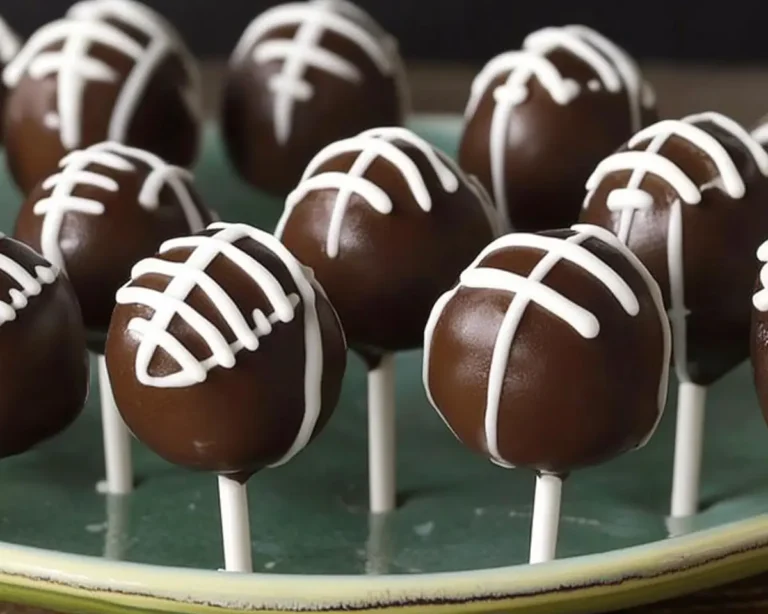 Football Cake Pops