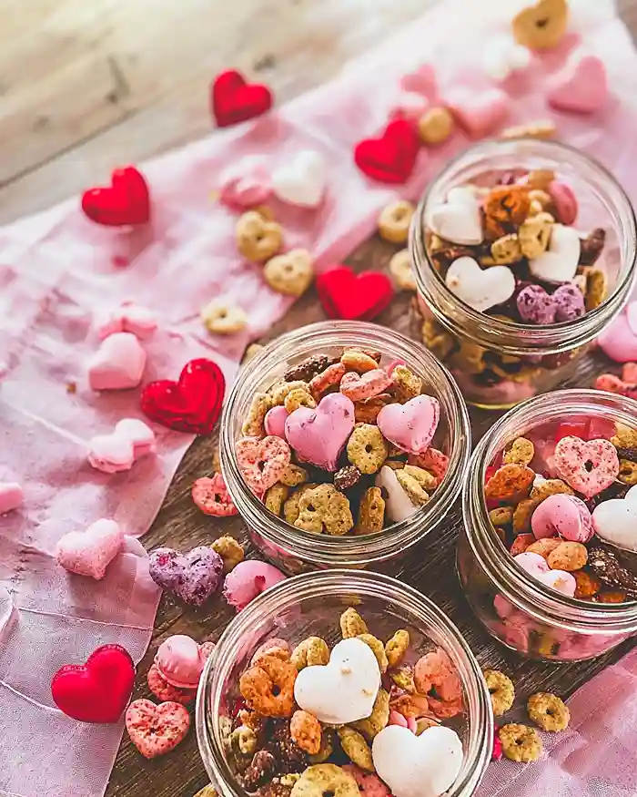 Cupid Crunch Valentine's Day Snack Mix Recipe 4 Galentines Day Ideas