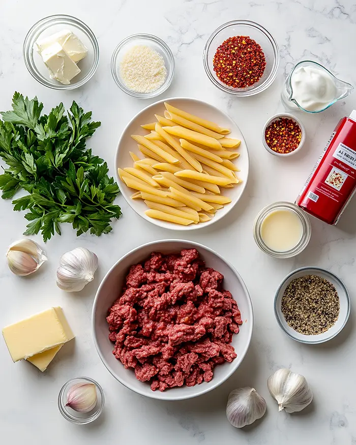 One-Pot Beef Pasta with Garlic Butter recipe 2 Garlic Butter Pasta