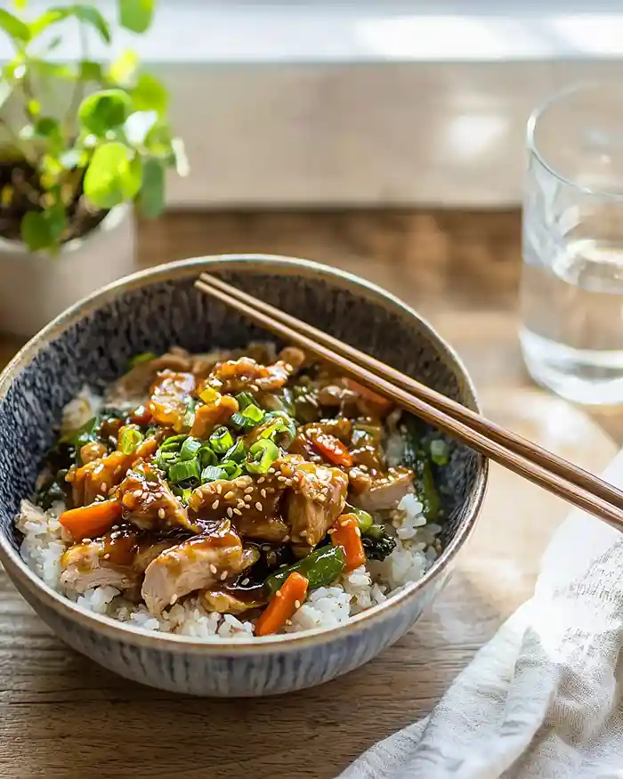 Teriyaki Turkey Rice Bowls 4 Healthy Stir-fried Rice Meal