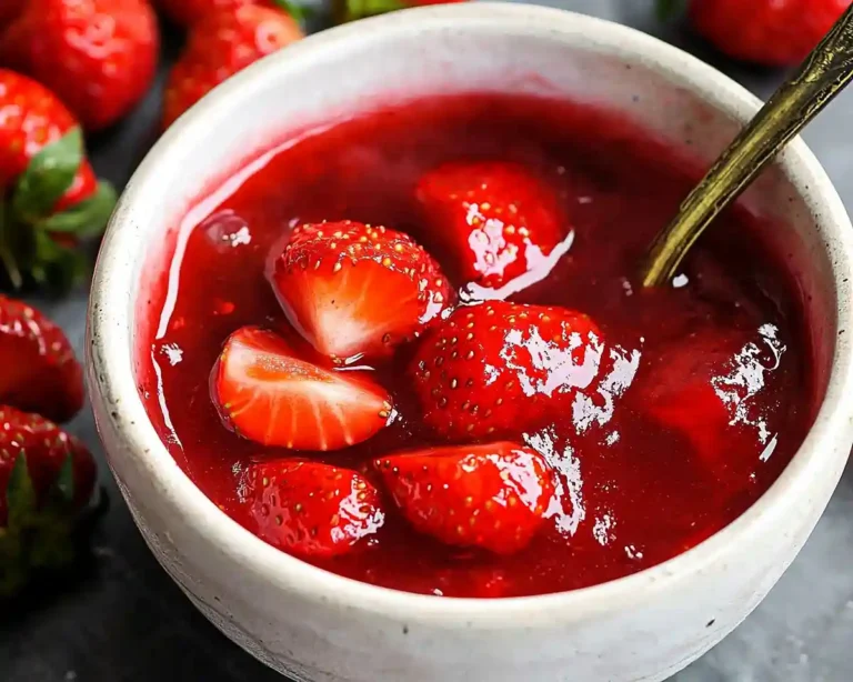Homemade Strawberry Sauce