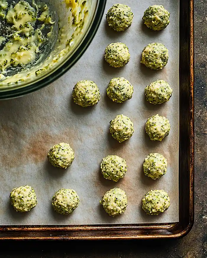 Baked Broccoli Cheese Balls 3 Homemade Vegetable Snacks