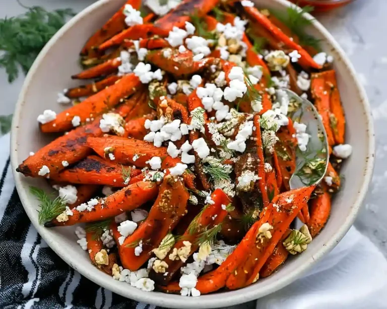 Honey Roasted Carrots with Feta